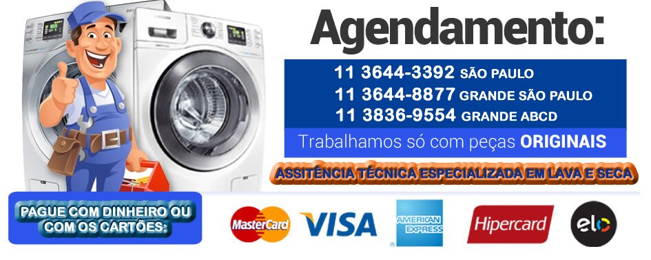 assistência técnica máquina de lavar